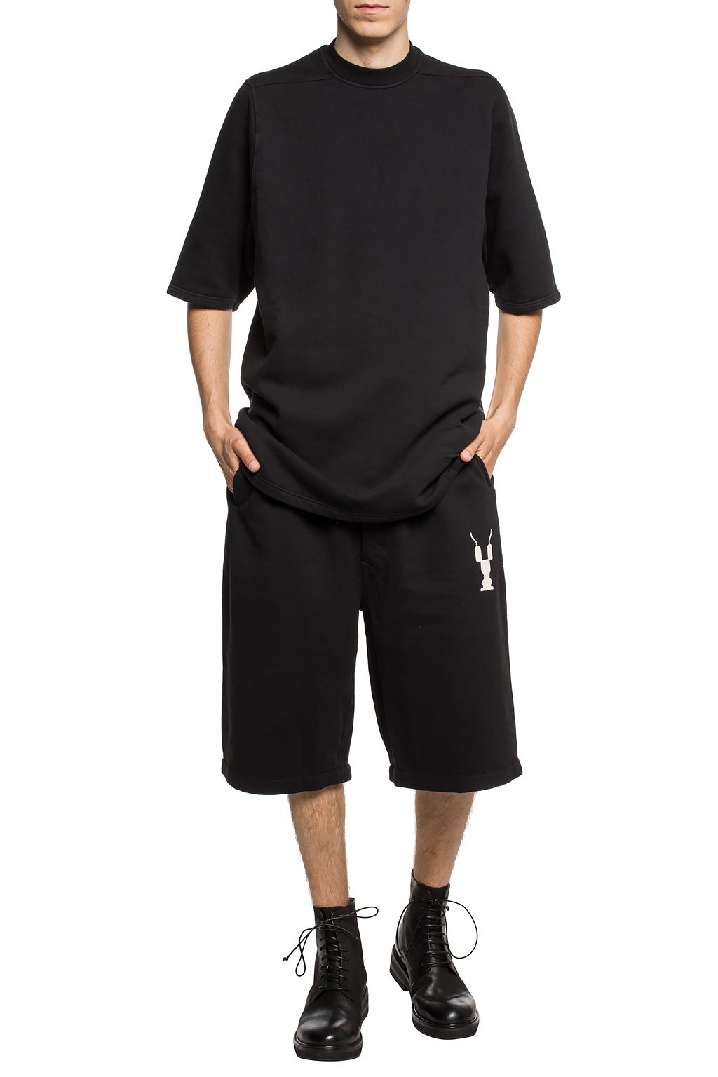 Black Short sleeve sweatshirt Rick Owens DRKSHDW - Vitkac Canada